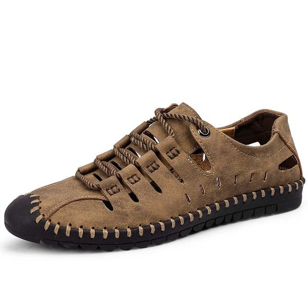 men genuine leather casual shoes summer breathable light male shoes comfortable non-slip lace-up fashion men, Black
men genuine leather casual shoes summer breathable light male shoes comfortable non-slip lace-up fashion men, Black