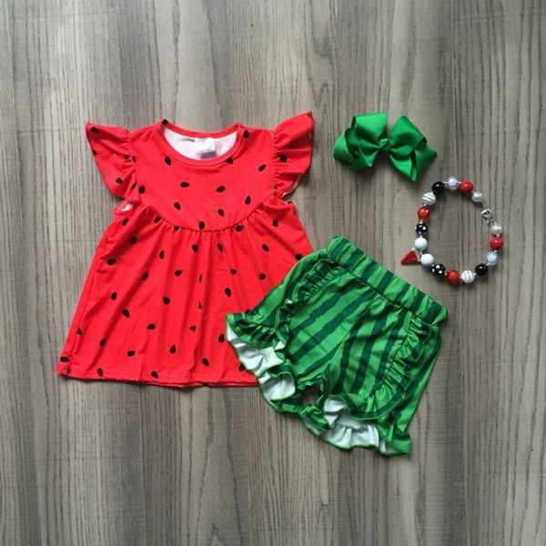 baby girls summer clothing children girls red watermelon clothes fruit outfits summer boutique clothes with accessories, White
baby girls summer clothing children girls red watermelon clothes fruit outfits summer boutique clothes with accessories, White