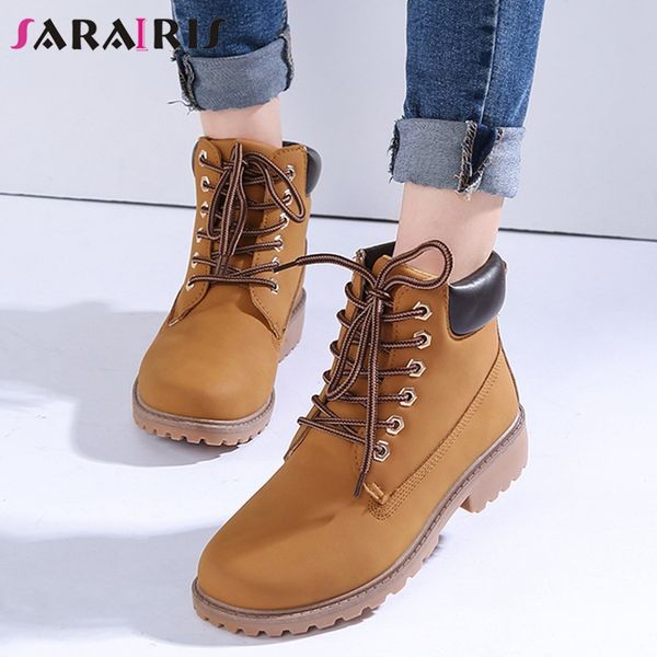 sarairis new ladies concise non-slip boots women lace-up low heels boots classic metal holes ankle shoes woman, Black
sarairis new ladies concise non-slip boots women lace-up low heels boots classic metal holes ankle shoes woman, Black