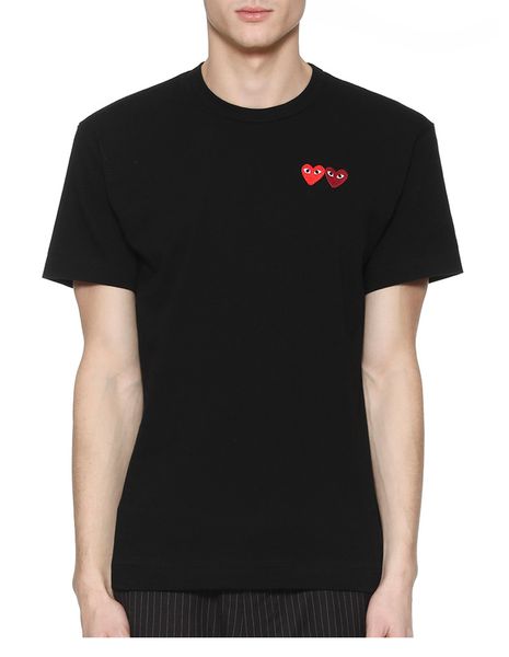 18 цветов cdg double red heart вышивка мужчины тенниски вскользь mens тенниска хлопка способа рубашки мужчины женщины o-шеи тройники спорт т, White;black
18 цветов cdg double red heart вышивка мужчины тенниски вскользь mens тенниска хлопка способа рубашки мужчины женщины o-шеи тройники спорт т, White;black