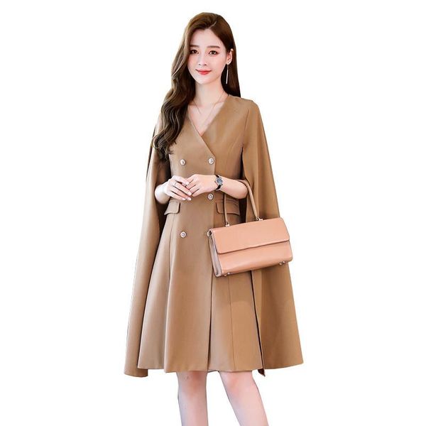 осень runway мода женщины черный хаки cape пиджаки длинные дамы sexy двубортный ruched пальто, Black
осень runway мода женщины черный хаки cape пиджаки длинные дамы sexy двубортный ruched пальто, Black