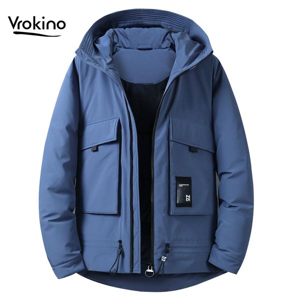 2019 men's winter down jacket russian 90% white duck down youth hooded jacket brand clothing, Black
2019 men's winter down jacket russian 90% white duck down youth hooded jacket brand clothing, Black