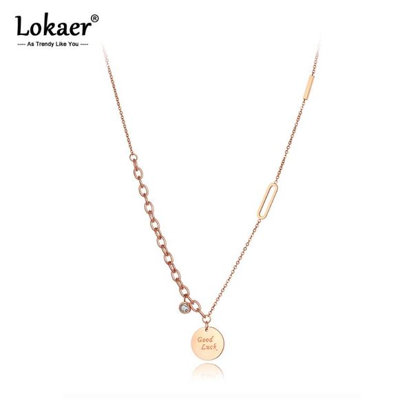 lokaer trendy stainless steel cz crystal good luck pendant necklaces rose gold chain link choker necklace for women girls n20061, Silver
lokaer trendy stainless steel cz crystal good luck pendant necklaces rose gold chain link choker necklace for women girls n20061, Silver