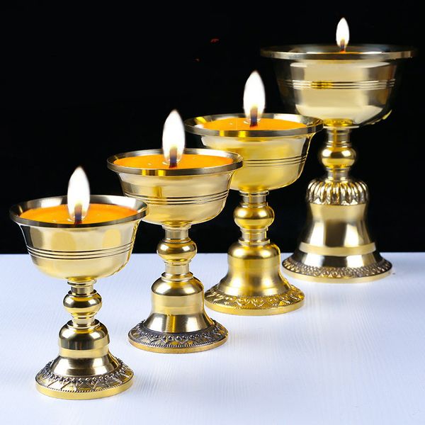 golden copper candle holders oil lamp home decoration metal candle holders butter lamp holder buddhist candlesticks
golden copper candle holders oil lamp home decoration metal candle holders butter lamp holder buddhist candlesticks