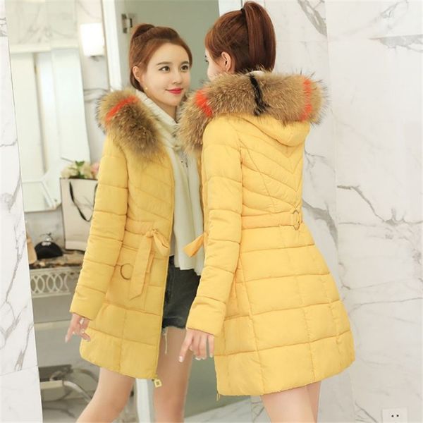 winter womens parkas thickening outerwear hooded down cotton coat female new long fur collar winter jacket women y754, Black
winter womens parkas thickening outerwear hooded down cotton coat female new long fur collar winter jacket women y754, Black
