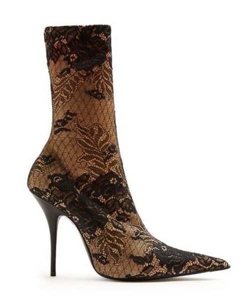 2018 ladies high heel boots elegant flowers lace women fashion slip on sock boots pointy toe female party, Black
2018 ladies high heel boots elegant flowers lace women fashion slip on sock boots pointy toe female party, Black