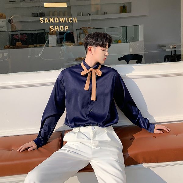 мужчины с длинным рукавом галстук лук бизнес повседневная рубашка винтажная мода уличная мужская вечернее платье рубашки сценическая одежда, White;black
мужчины с длинным рукавом галстук лук бизнес повседневная рубашка винтажная мода уличная мужская вечернее платье рубашки сценическая одежда, White;black