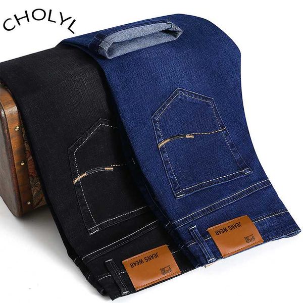 cholyl men's autumn winter jeans business fashion classic style elastic slim trousers jeans male 6 design black and blue colors
cholyl men's autumn winter jeans business fashion classic style elastic slim trousers jeans male 6 design black and blue colors
