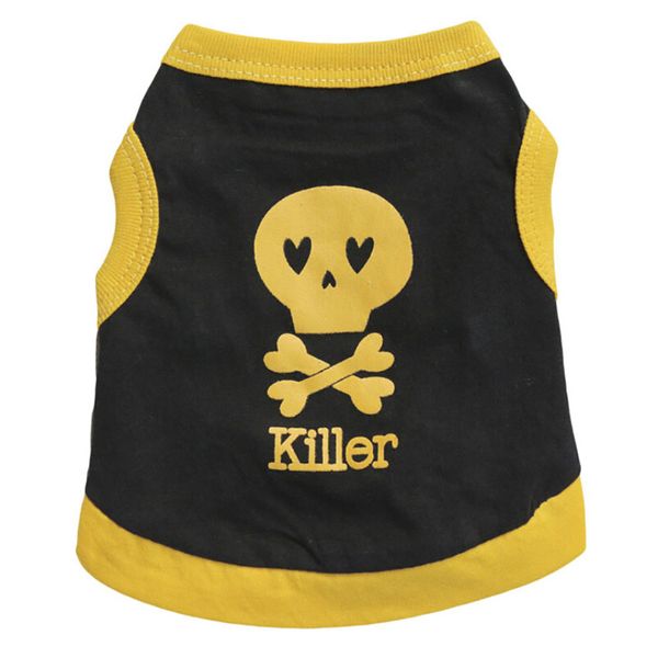 pet dog cotton vest summer horror bone skull print dog cat clothing t shirt puppy costume for small 2018
pet dog cotton vest summer horror bone skull print dog cat clothing t shirt puppy costume for small 2018