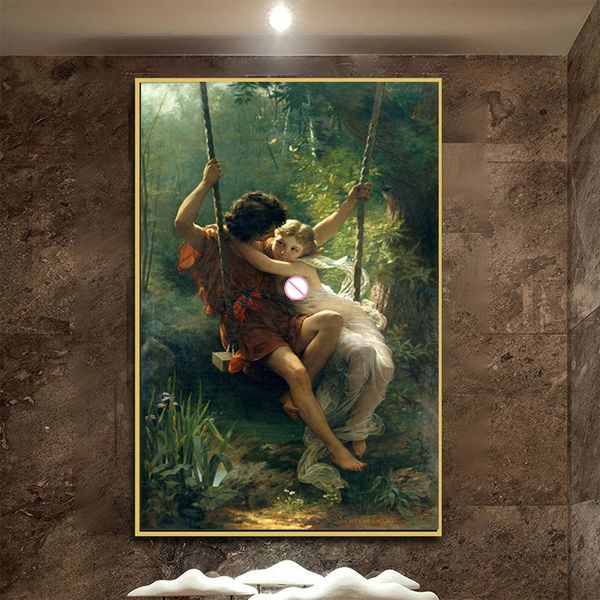 vintage spring swing by pierre auguste cot famous oil painting reproduction on canvas poster print wall picture for living room
vintage spring swing by pierre auguste cot famous oil painting reproduction on canvas poster print wall picture for living room