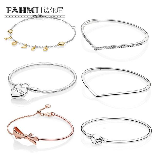 fahmi 100% 925 sterling silver shine loved script bracelet shining wish bangle heart padlock clasp moments smooth bracelet
fahmi 100% 925 sterling silver shine loved script bracelet shining wish bangle heart padlock clasp moments smooth bracelet