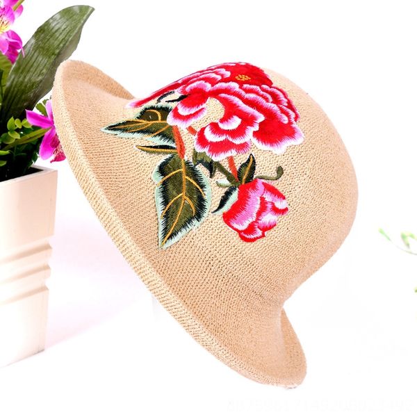 four seasons dai yunnan national style ethnic group women's beach hat for travel beach hat, Blue;gray
four seasons dai yunnan national style ethnic group women's beach hat for travel beach hat, Blue;gray