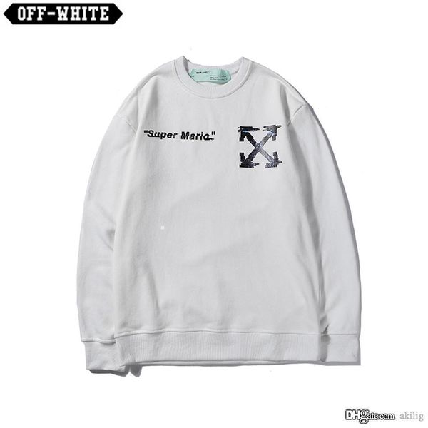 men's sweatshirt 2019 autumn new fashion trend arrow print long-sleeved couple models cotton loose casual sweatshirt size m-2xl, Black
men's sweatshirt 2019 autumn new fashion trend arrow print long-sleeved couple models cotton loose casual sweatshirt size m-2xl, Black
