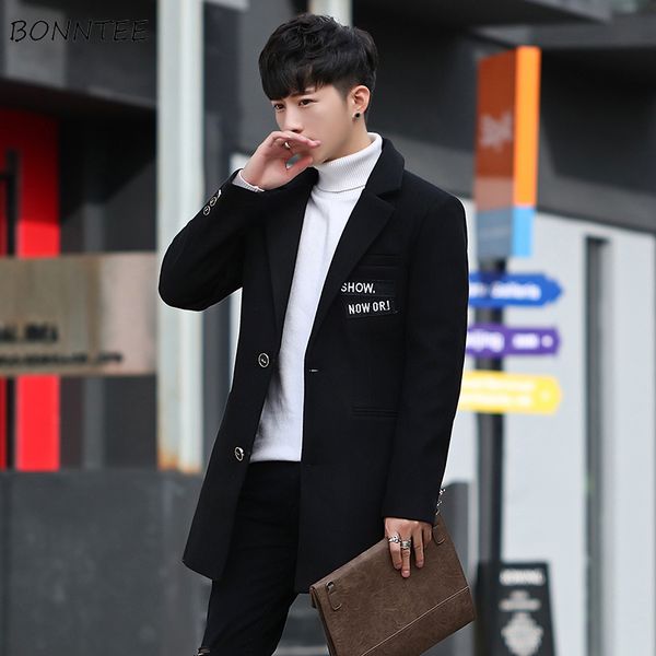 wool men letter long sleeve males slim fit mens overcoat korean style leisure comfortable new fashion clothes chic, Black
wool men letter long sleeve males slim fit mens overcoat korean style leisure comfortable new fashion clothes chic, Black