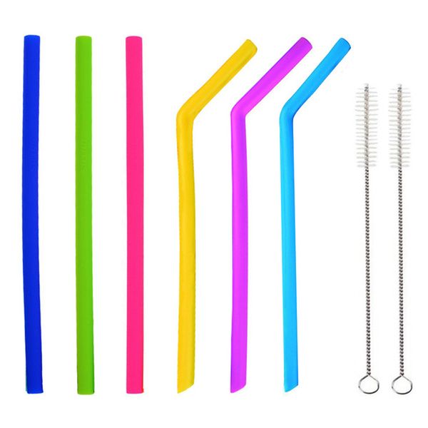 upors 6pcs/set reusable silicone drinking straws bpa rough/fine flexible straws with 2 cleaning brush for 20/30 oz tumblers
upors 6pcs/set reusable silicone drinking straws bpa rough/fine flexible straws with 2 cleaning brush for 20/30 oz tumblers