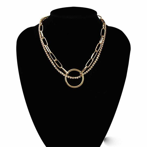 wholesale-chokers necklace 2020 new charm dismonds multi-layer pendant necklaces punk cool hiphop collar neck chain jewelry accessories, Silver
wholesale-chokers necklace 2020 new charm dismonds multi-layer pendant necklaces punk cool hiphop collar neck chain jewelry accessories, Silver