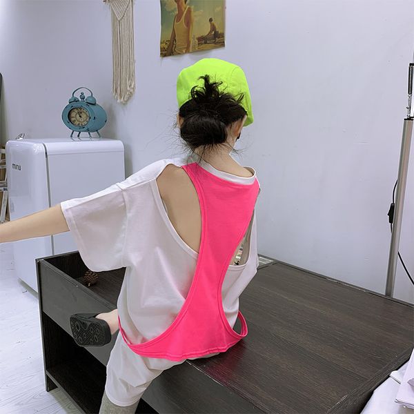 baby girl cotton t-shirt 2020 summer new korean fashion design loose halter stitching mid-length kids clothes ing, Blue
baby girl cotton t-shirt 2020 summer new korean fashion design loose halter stitching mid-length kids clothes ing, Blue