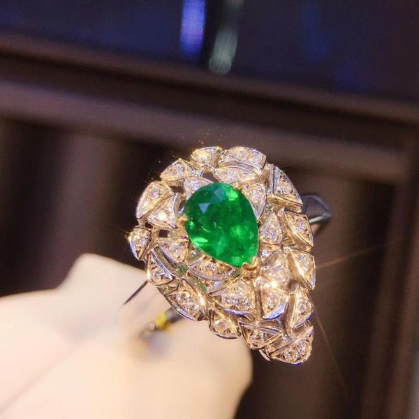 14k white gold 100% natural 0.61ct pear shape natural emerald wedding anniversary ring pendant double use fine jewelry, Golden;silver
14k white gold 100% natural 0.61ct pear shape natural emerald wedding anniversary ring pendant double use fine jewelry, Golden;silver