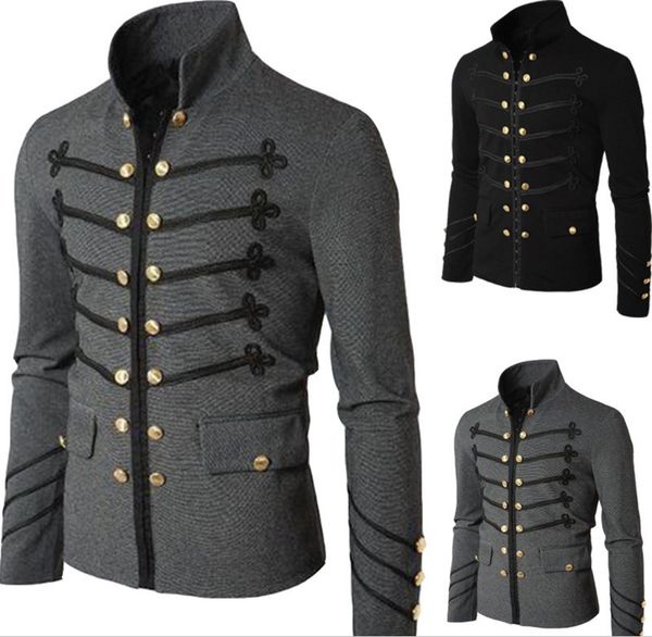 men's jackets wholesale price jacket vintage victorian gothic coat steampunk frock uniform c155, Black;brown
men's jackets wholesale price jacket vintage victorian gothic coat steampunk frock uniform c155, Black;brown