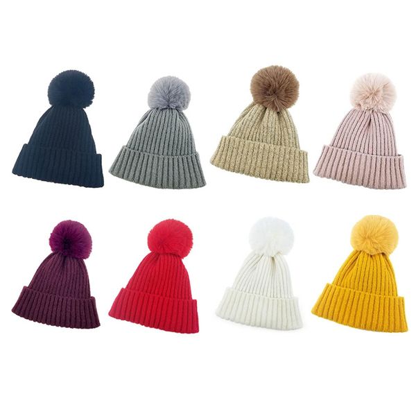 winter children hats kids pompom fur wool knitted beanie cap baby velvet thicken hat girls boys warm outdoor caps bonnet, Yellow
winter children hats kids pompom fur wool knitted beanie cap baby velvet thicken hat girls boys warm outdoor caps bonnet, Yellow
