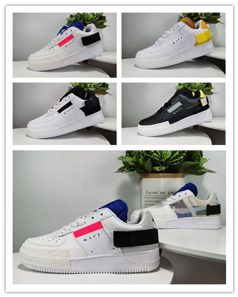 

2019design new 1 type n.354 utility 1s classic white men women skate shoes sports skateboarding low cut one mens trainers running shoes36-44, Black