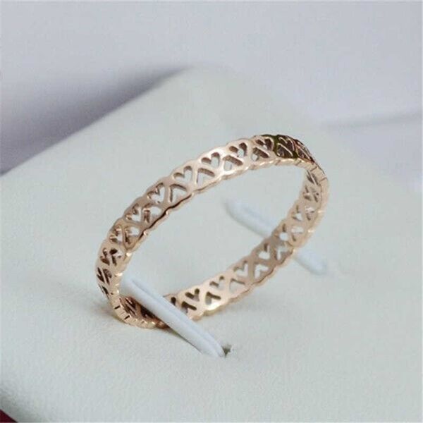 hollow heart ring rose gold band for women wedding engagement eternity ring, Slivery;golden
hollow heart ring rose gold band for women wedding engagement eternity ring, Slivery;golden