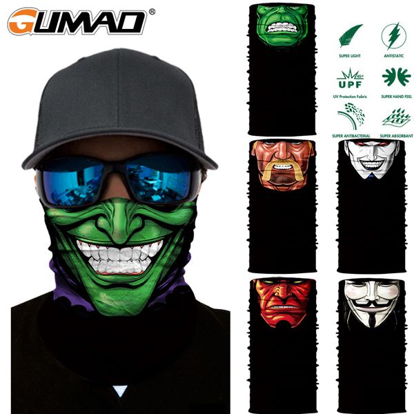 

3d seamless magic neck gaiter face shield tube warmer outdoor cycling camping ski fishing bandana headband scarf men women mask, Black