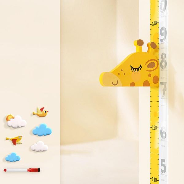 height ruler cute baby decorative 3d giraffe head home practical wall sticker space saving children movable universal
height ruler cute baby decorative 3d giraffe head home practical wall sticker space saving children movable universal