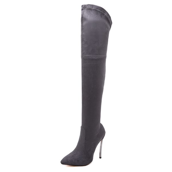 new solid color 34-43 autumn and winter fashion casual over-the-knee boots pointed toe flock warmth boots women, Black
new solid color 34-43 autumn and winter fashion casual over-the-knee boots pointed toe flock warmth boots women, Black