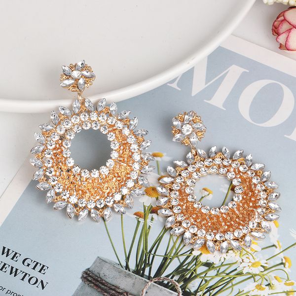 juran fashion charm crystal dangle earrings for women elegant wedding maxi geometric drop earring new design bohemian jewelry, Silver
juran fashion charm crystal dangle earrings for women elegant wedding maxi geometric drop earring new design bohemian jewelry, Silver