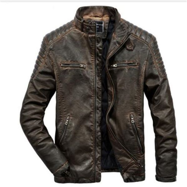 real genuine leather jacket men for motorcycles vintage brown black parka slim male winter warm casual moto biker jacket c
real genuine leather jacket men for motorcycles vintage brown black parka slim male winter warm casual moto biker jacket c