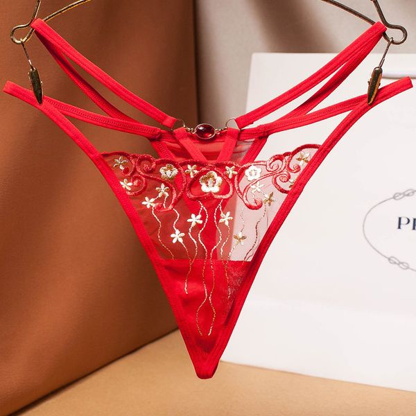 women underwear panties transparent thong embroidery mesh seamless female lingerie thongs spaghetti hollow2234, Black;pink
women underwear panties transparent thong embroidery mesh seamless female lingerie thongs spaghetti hollow2234, Black;pink