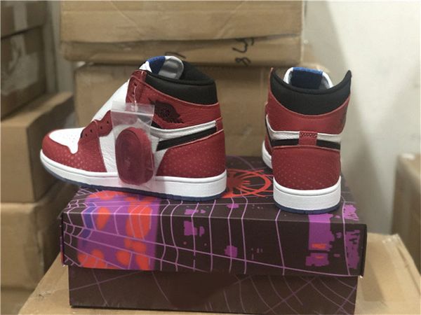 2020 air authentic 1 high spider man origin story retro (special box) gym red 1s men basketball shoes sneakers p blue 555088-602, Black
2020 air authentic 1 high spider man origin story retro (special box) gym red 1s men basketball shoes sneakers p blue 555088-602, Black
