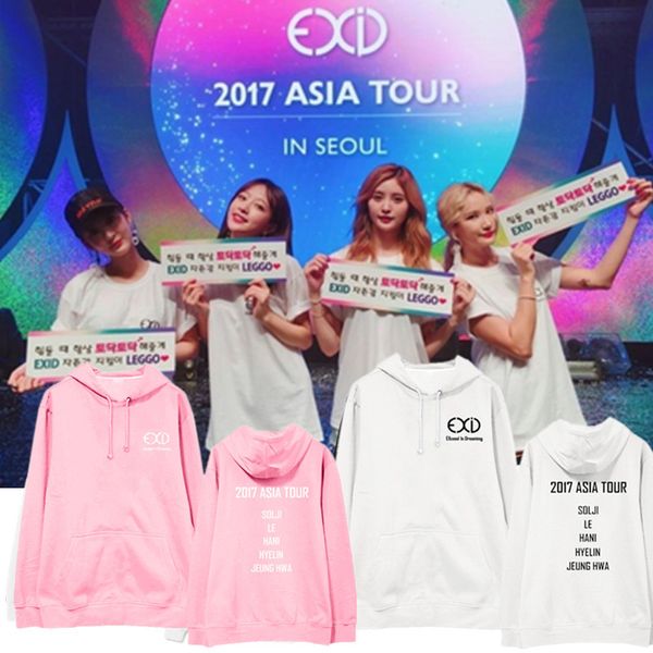 exid kpop hoodies hooded moleton 2017 asia tour harajuku streetwear gothic friends sweatshirt oversized women men sweat clothes, Black
exid kpop hoodies hooded moleton 2017 asia tour harajuku streetwear gothic friends sweatshirt oversized women men sweat clothes, Black