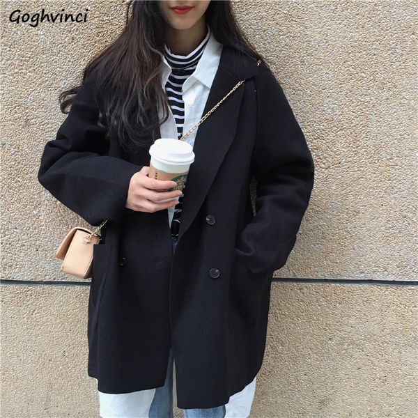blends women loose simple all-match trendy students autumn winter warm coat womens leisure double breasted streetwear harajuku, Black
blends women loose simple all-match trendy students autumn winter warm coat womens leisure double breasted streetwear harajuku, Black