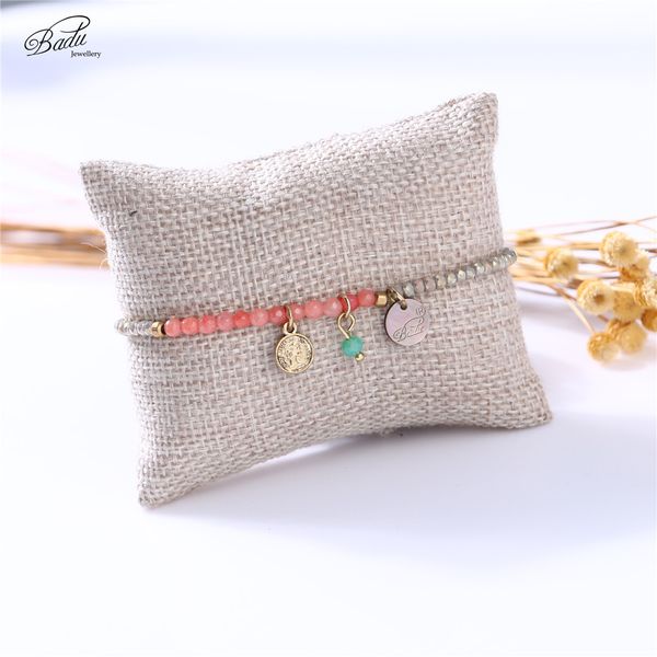 badu crystal beads bracelet for women charms bracelet beaded pink stone fashion jewelry female holiday acccessories, Black
badu crystal beads bracelet for women charms bracelet beaded pink stone fashion jewelry female holiday acccessories, Black