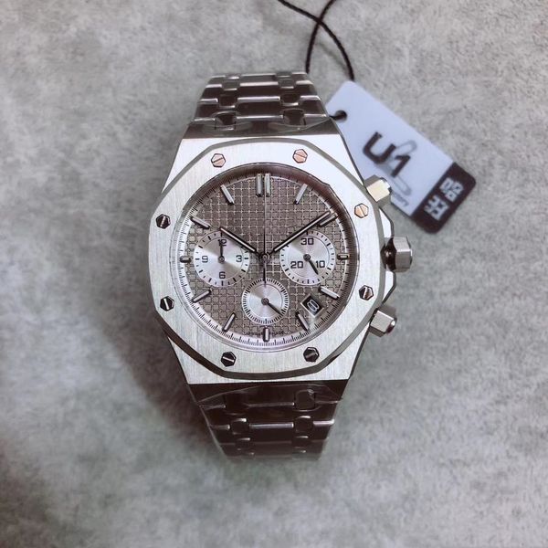 новые top quality top мужские часы royal oak нержавеющей стали vk кварцевый хронограф спортивные мужчины бизнес сапфир наручные часы, Slivery;brown
новые top quality top мужские часы royal oak нержавеющей стали vk кварцевый хронограф спортивные мужчины бизнес сапфир наручные часы, Slivery;brown