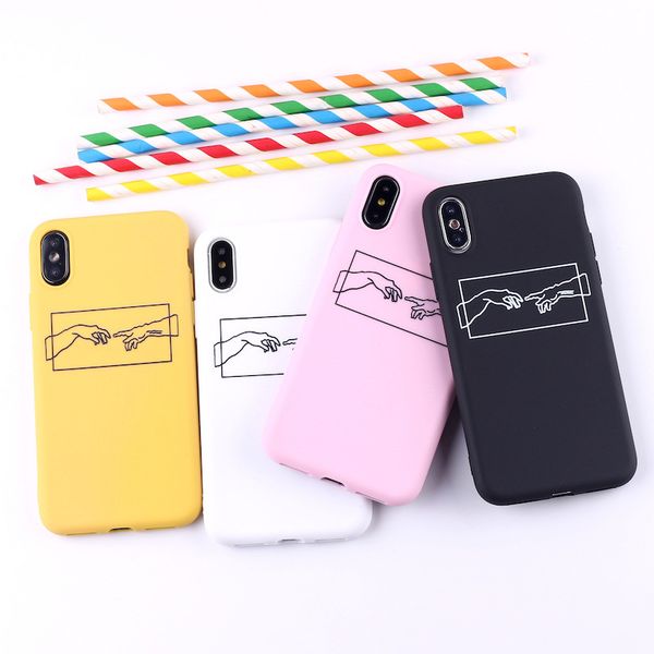 for iphone xr xs max phone case touch of fingertips 6 7 8 x plus couple trend silicone matte soft cell phone case
for iphone xr xs max phone case touch of fingertips 6 7 8 x plus couple trend silicone matte soft cell phone case