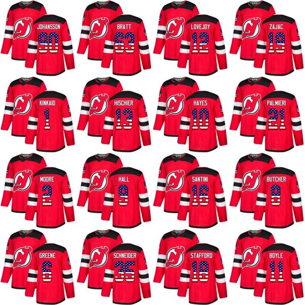 new jersey devils jersey with american flag number taylor hall nico hischier corey schneider jesper bratt travis zajac hockey jerseys, Black;red
new jersey devils jersey with american flag number taylor hall nico hischier corey schneider jesper bratt travis zajac hockey jerseys, Black;red