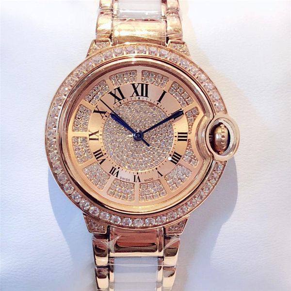 роскошные часы дизайнерские женские часы кварцевые наручные часы 36мм ballon bleu ювелирные изделия со льдом часы из нержавеющей стали reloj, Slivery;brown
роскошные часы дизайнерские женские часы кварцевые наручные часы 36мм ballon bleu ювелирные изделия со льдом часы из нержавеющей стали reloj, Slivery;brown