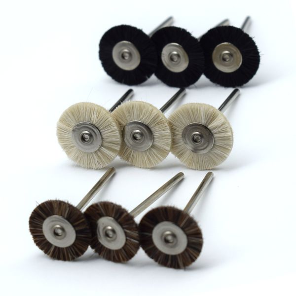 144pcs jewelry brown/white/black bristle brushes with 2.35mm shank for jewelry polishing 19/22/25mm
144pcs jewelry brown/white/black bristle brushes with 2.35mm shank for jewelry polishing 19/22/25mm