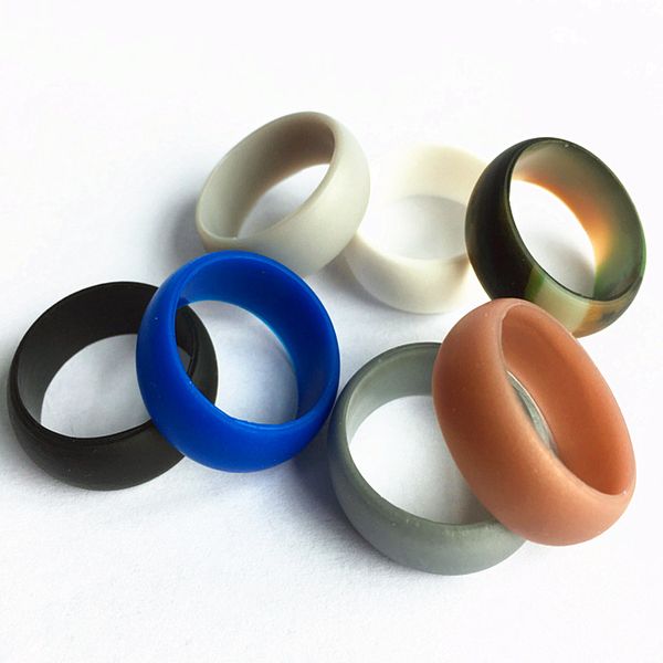 7 color sets silicone ring flexible silicone o-ring wedding comfortable lightweigh ring for men multicolor comfortable design gift, Silver
7 color sets silicone ring flexible silicone o-ring wedding comfortable lightweigh ring for men multicolor comfortable design gift, Silver