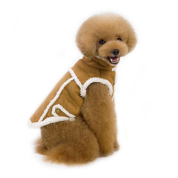 pet autumn & winter models suede thick jacket jacket brown gray puppy warm coat dog winter clothes windbreak snow protection
pet autumn & winter models suede thick jacket jacket brown gray puppy warm coat dog winter clothes windbreak snow protection