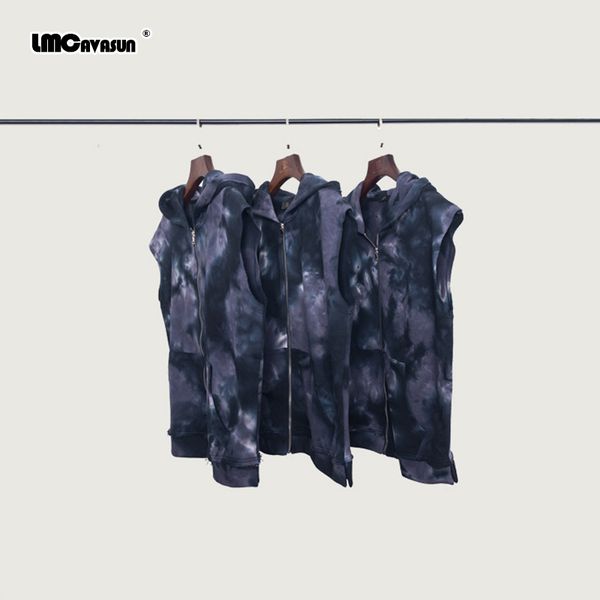 lmc/ unlock hemline tie dyeing hoodie sleeveless 2020 new fashion high street zipper hoodie streetwear clothing, White
lmc/ unlock hemline tie dyeing hoodie sleeveless 2020 new fashion high street zipper hoodie streetwear clothing, White