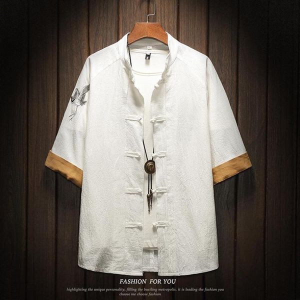 men linen shirt streetwear short sleeve 2020 summer harajuku vintage kimono shirts black white fashion men clothes xxxxxl, White;black
men linen shirt streetwear short sleeve 2020 summer harajuku vintage kimono shirts black white fashion men clothes xxxxxl, White;black