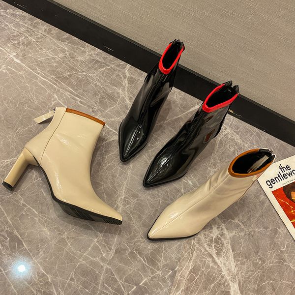 shoes zipper lady boots booties woman 2019 high heels luxury designer boots-women winter footwear clogs platform ladies, Black
shoes zipper lady boots booties woman 2019 high heels luxury designer boots-women winter footwear clogs platform ladies, Black