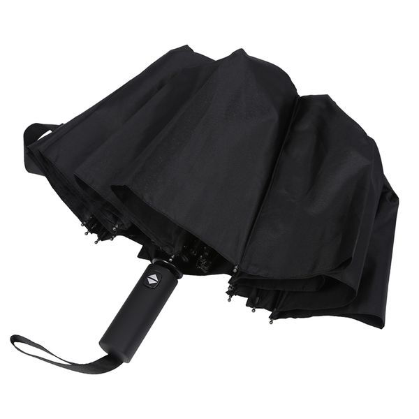 12 ribs windproof travel umbrella with teflon canopy, lengthened handle with auto open close button, compact protection from rai
12 ribs windproof travel umbrella with teflon canopy, lengthened handle with auto open close button, compact protection from rai