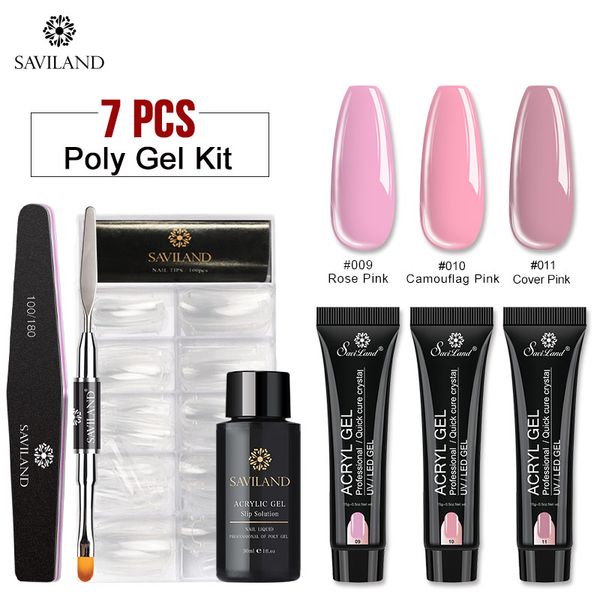 saviland 7pcs nail kit nail extension set for polish art manicure glitter starter kit
saviland 7pcs nail kit nail extension set for polish art manicure glitter starter kit