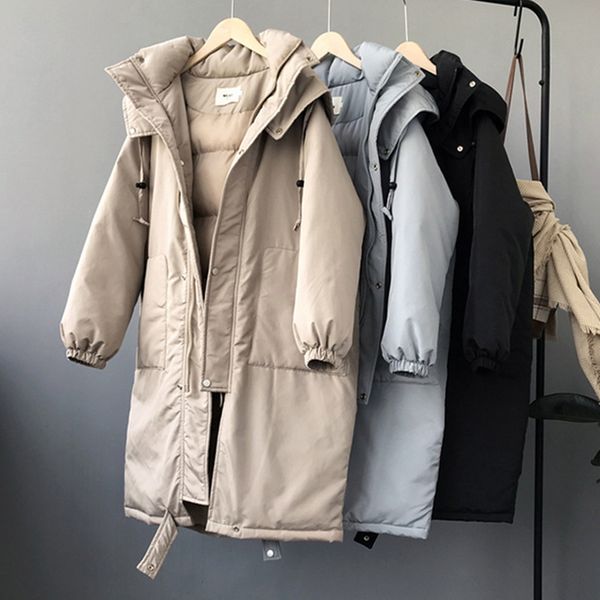 2018 winter hooded parkas women long fashion loose sustans padding warm coats femme thick casual parka knee length, Black
2018 winter hooded parkas women long fashion loose sustans padding warm coats femme thick casual parka knee length, Black
