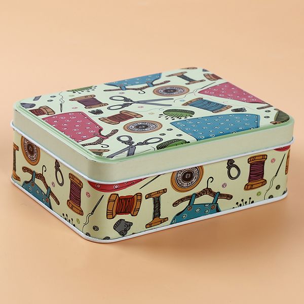 popular metal iron box cosmetic box sewing kit tin box thread stitching embroidery craft sewing kits home organizer
popular metal iron box cosmetic box sewing kit tin box thread stitching embroidery craft sewing kits home organizer